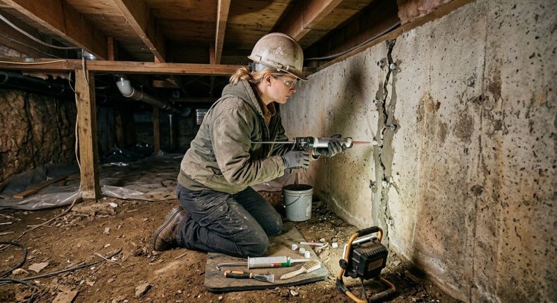 Basement Foundation Repair in Arlington, MA