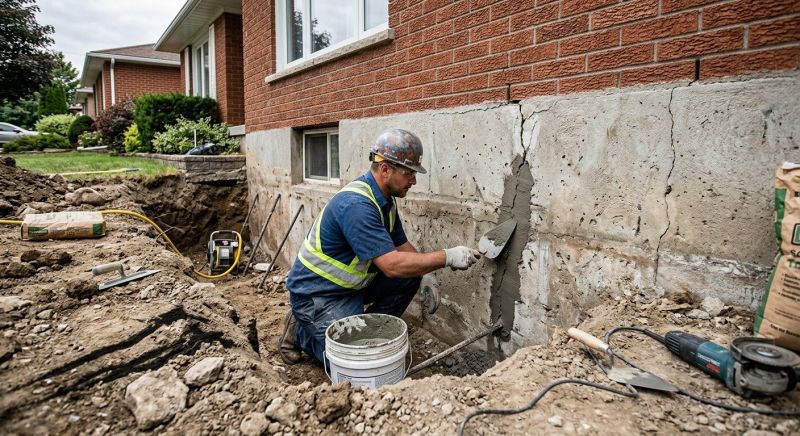 Basement Foundation Repair in Boxford, MA