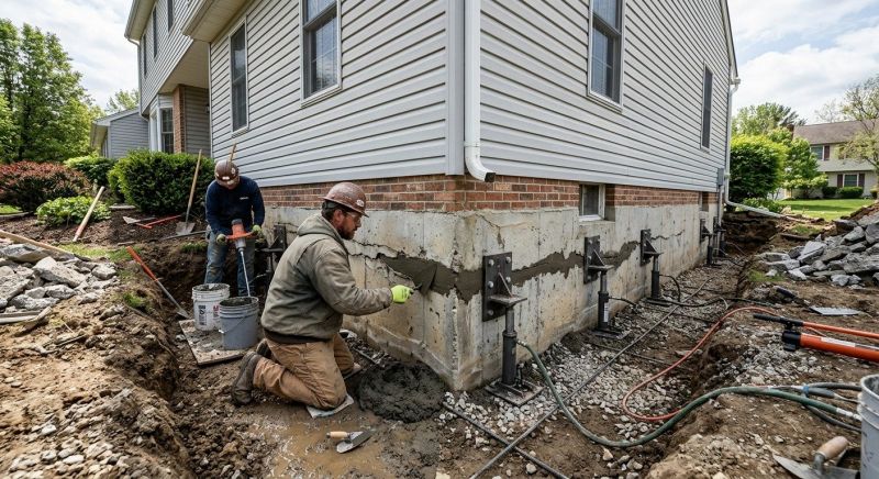 Basement Foundation Repair in Waltham, MA