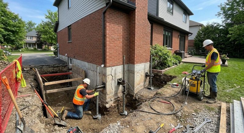 Basement Underpinning in Stoneham, MA