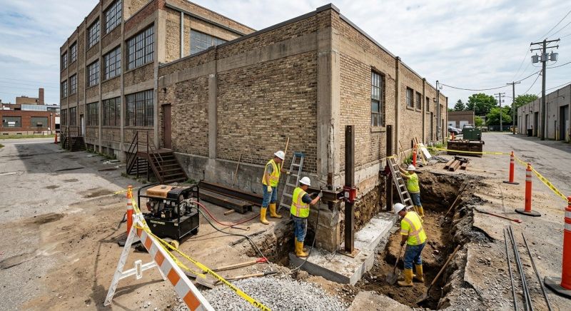 Building Foundation Repair in Acton, MA