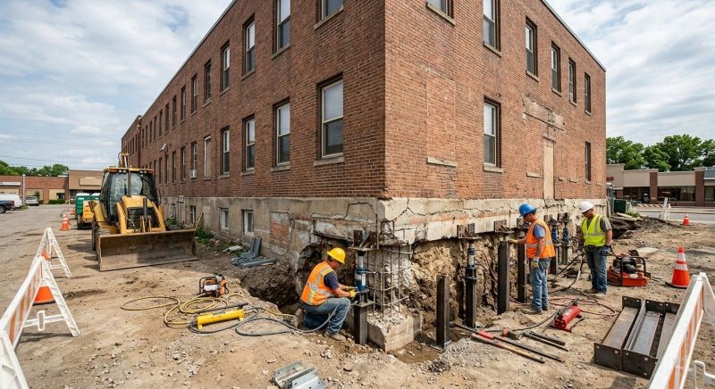 Commercial Foundation Repair in Stoneham, MA