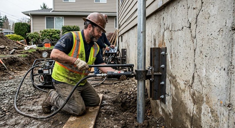Concrete Foundation Leveling in Beverly, MA