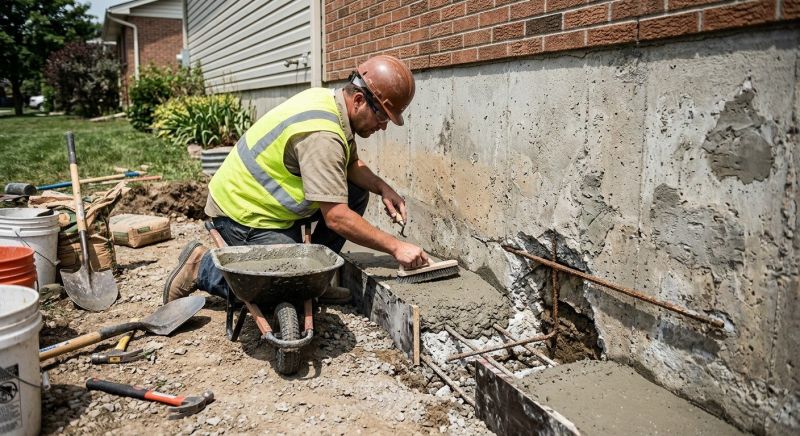 Concrete Foundation Repair in Brookline, MA
