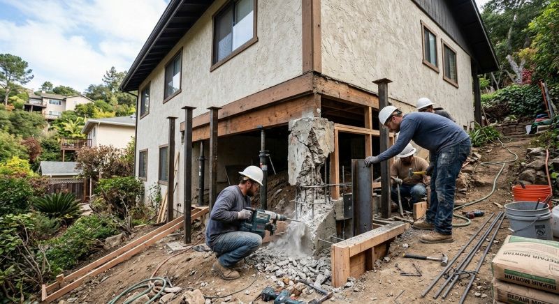Concrete Foundation Repair in Westwood, MA