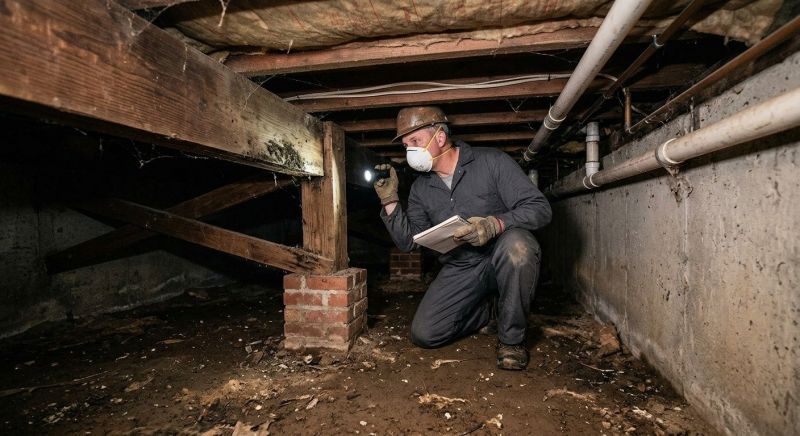 Crawl Space Leveling in Stoneham, MA