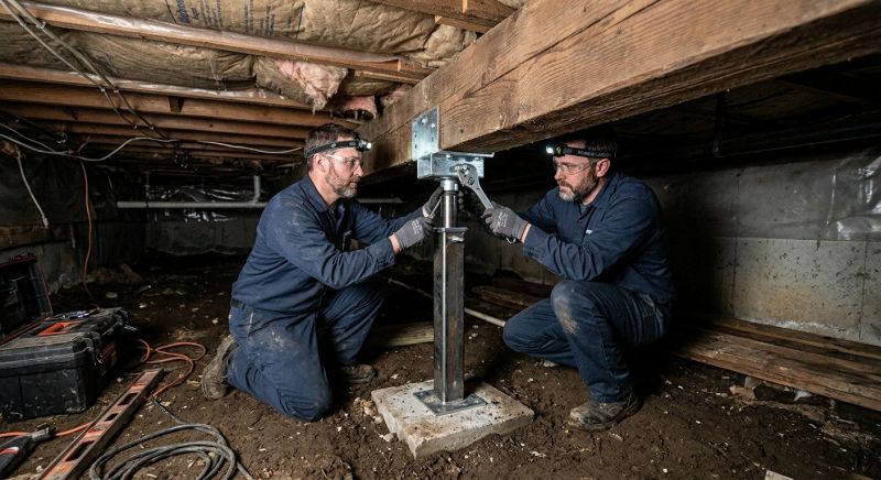 Crawlspace Foundation Repair in Brighton, MA
