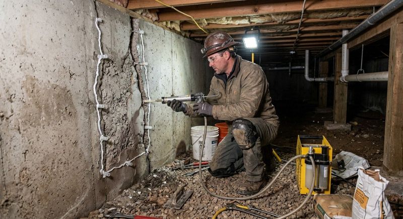 Crawlspace Foundation Repair in Cohasset, MA