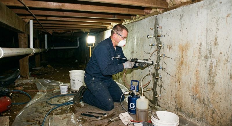 Crawlspace Foundation Repair in Dunstable, MA