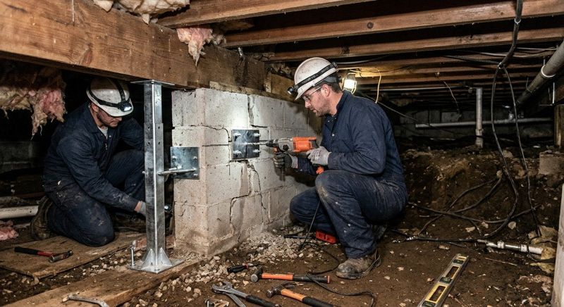 Crawlspace Foundation Repair in Essex County, MA