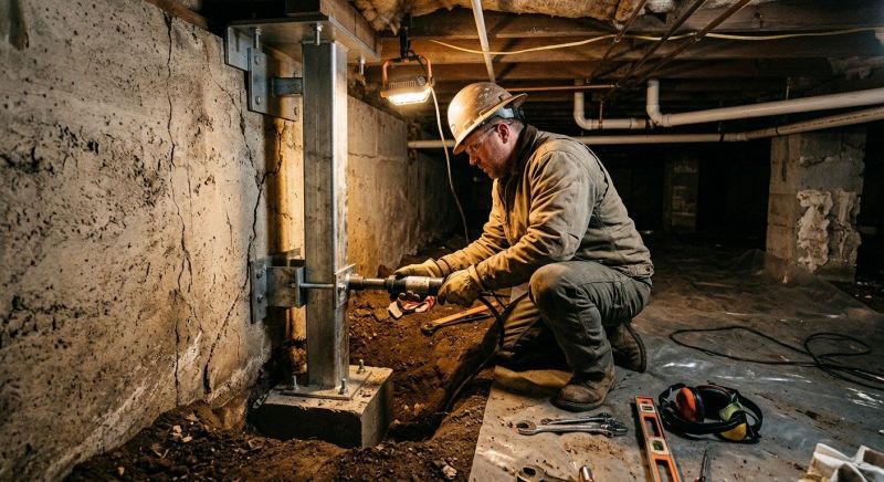 Crawlspace Foundation Repair in Georgetown, MA