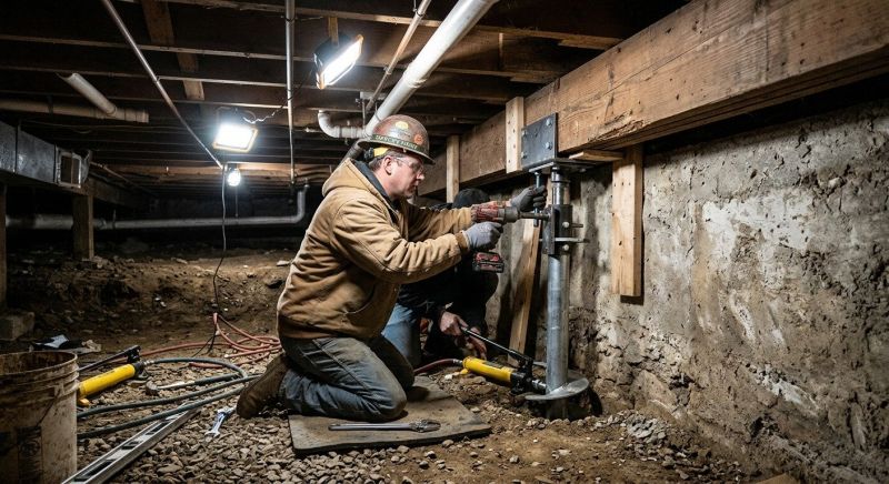 Crawlspace Foundation Repair in Georgetown, MA