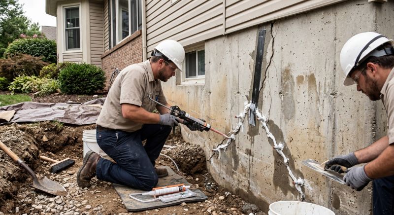 Foundation Crack Repair in Chelsea, MA