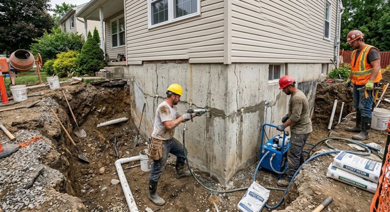 Foundation Damage Repair in East Walpole, MA