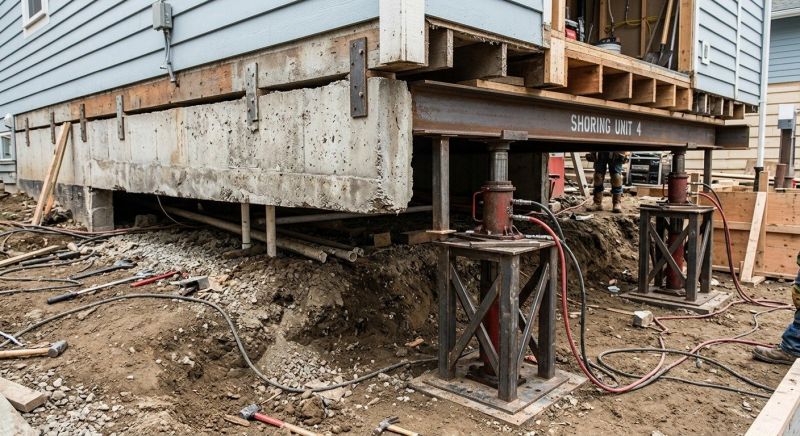 Foundation Jacking in Acton, MA