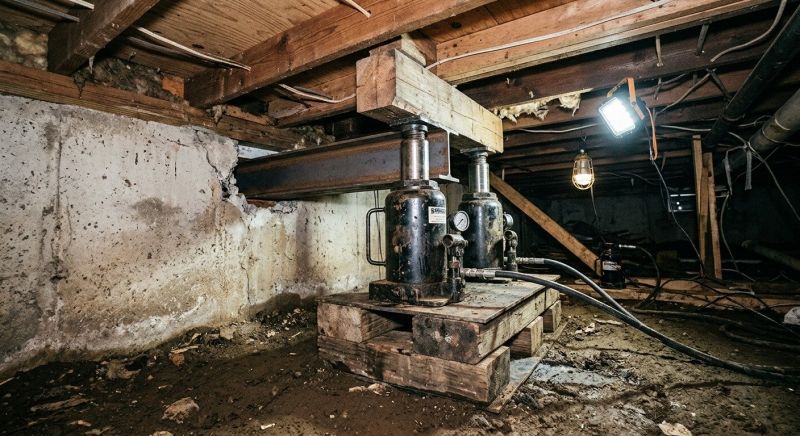 Foundation Jacking in Beverly, MA