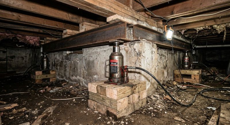 Foundation Jacking in Essex, MA