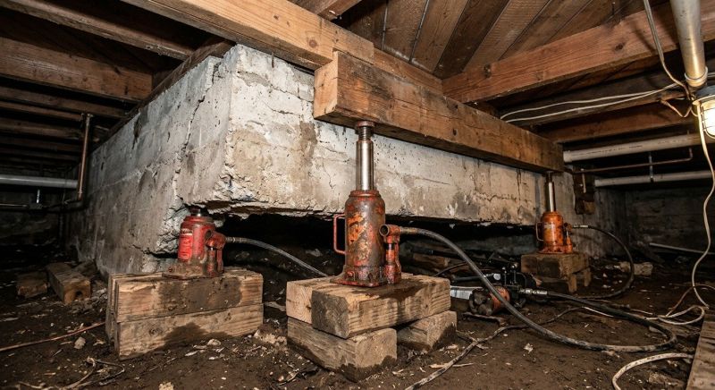 Foundation Jacking in Haverhill, MA
