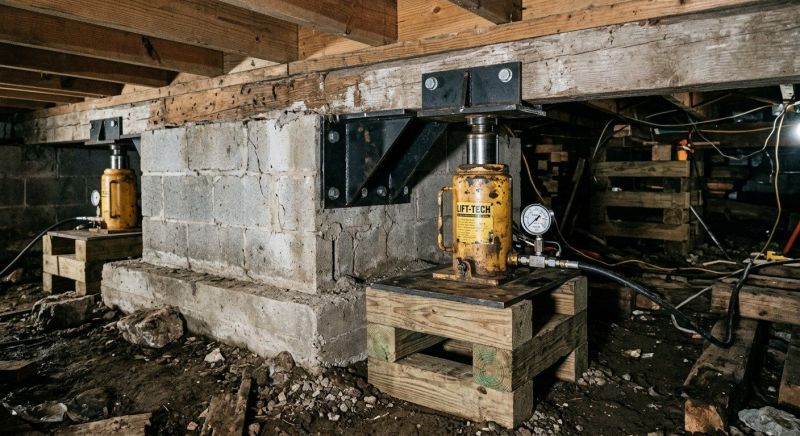 Foundation Jacking in Lexington, MA