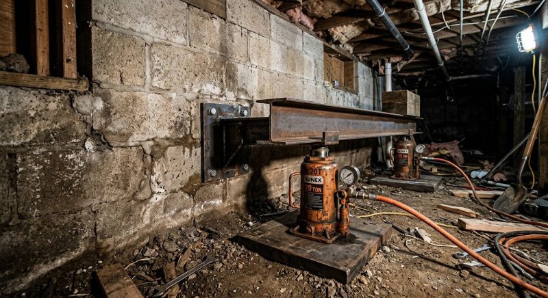 Foundation Jacking in Needham, MA