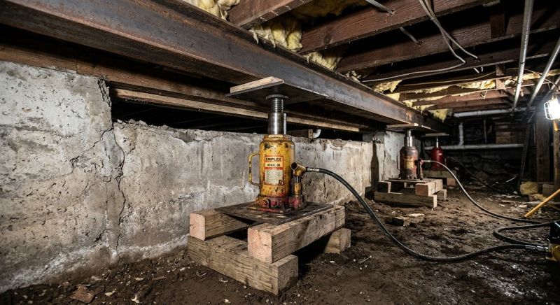 Foundation Jacking in Peabody, MA