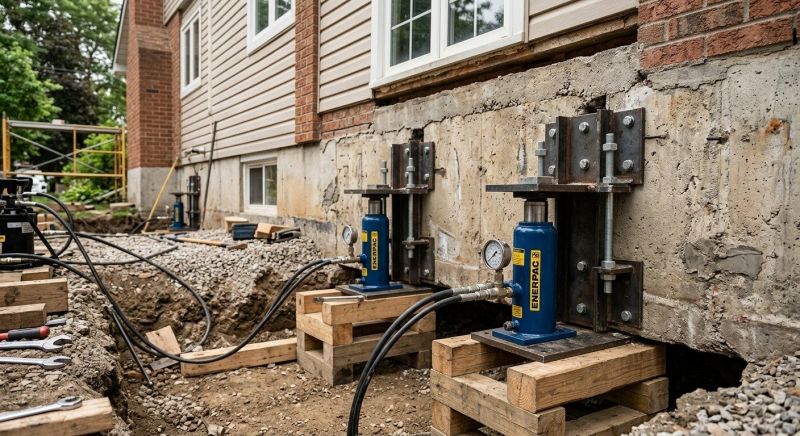 Foundation Jacking in Salem, NH