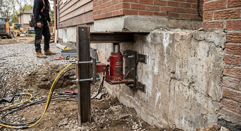 Foundation Jacking in Westford, MA