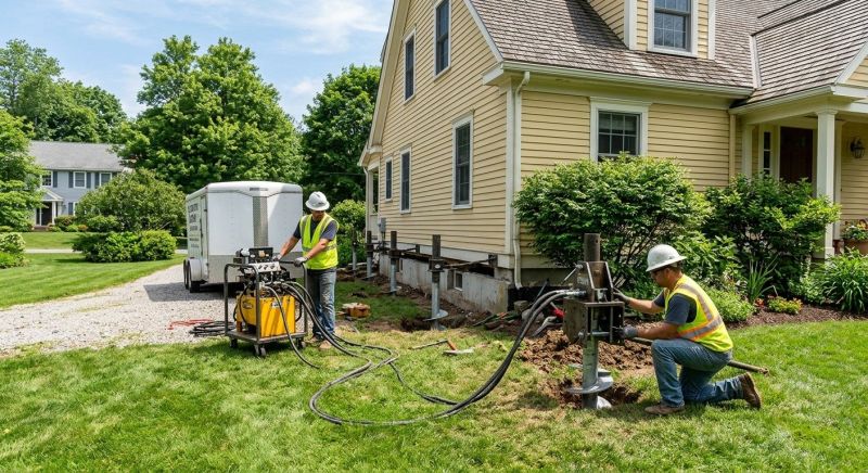 Foundation Lifting in Beverly, MA