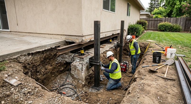 Foundation Pier Repair in Stoneham, MA