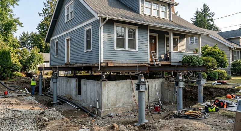 Foundation Raising in Chestnut Hill, MA