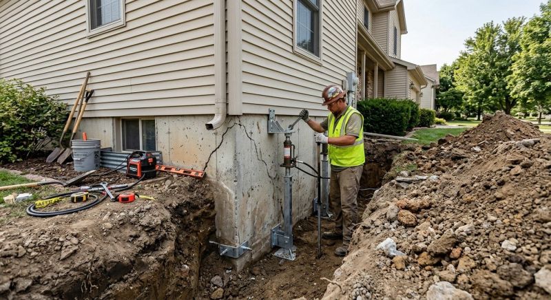 Foundation Stabilizing in Groveland, MA