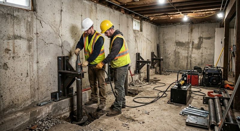 Foundation Stabilizing in Harvard, MA