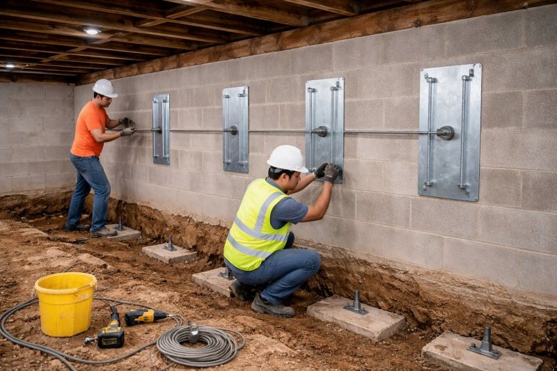Foundation Stabilizing in Middleton, MA