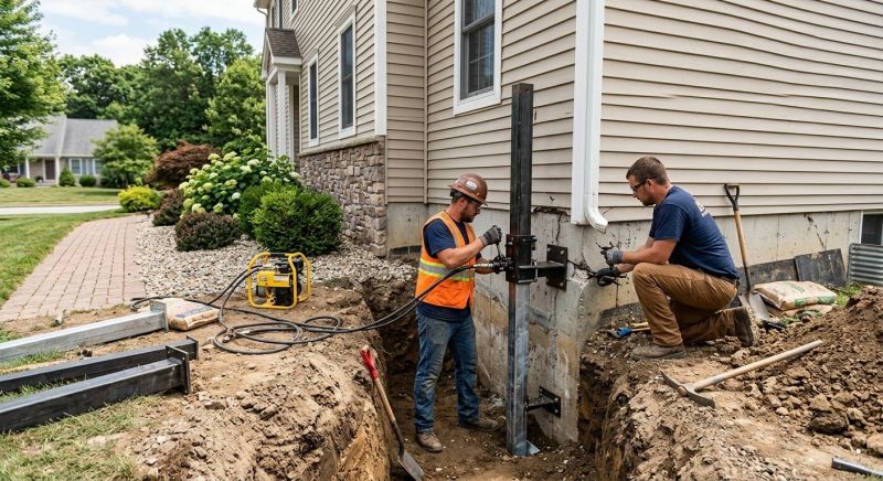 Foundation Stabilizing in Sherborn, MA
