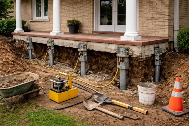 Foundation Stabilizing in West Newton, MA