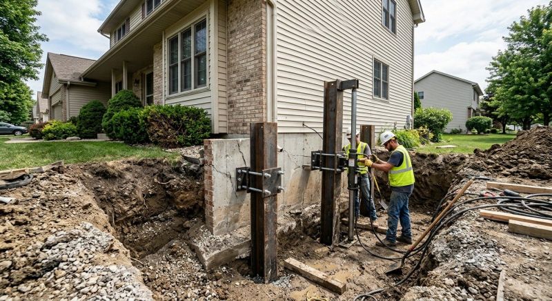 Foundation Underpinning in Stoneham, MA