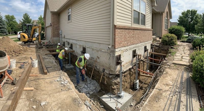 Foundation Underpinning in Stoneham, MA