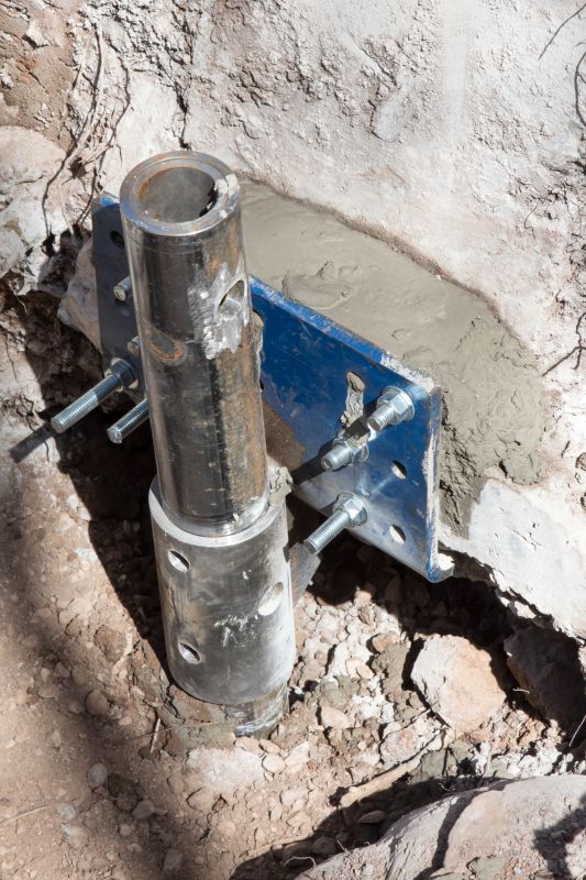 Helical Piers Installation in Stoneham, MA
