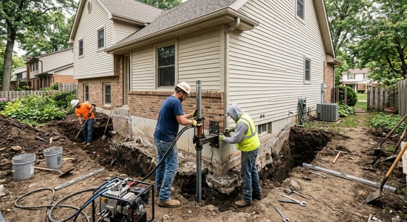Home Foundation Repair in Holbrook, MA