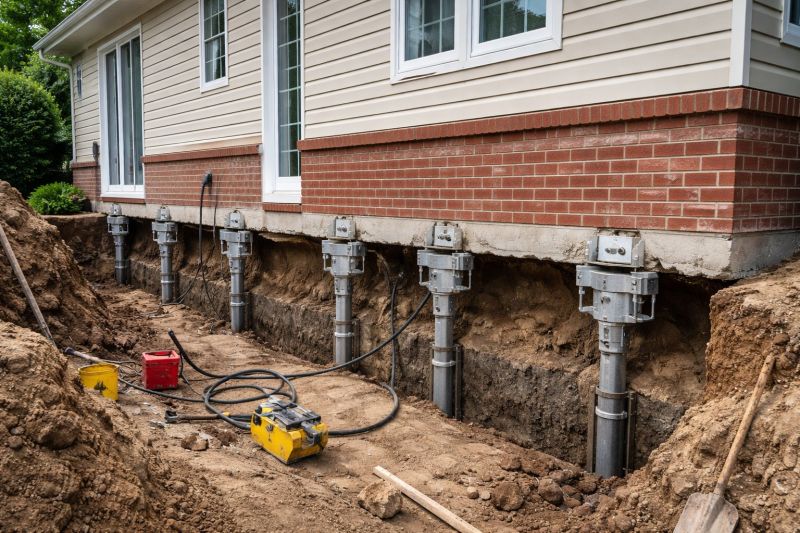 House Underpinning in Stoneham, MA