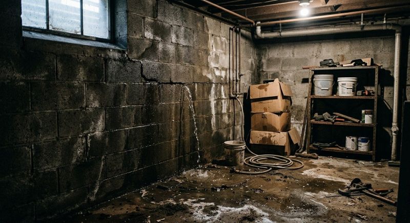 Leaking Foundation Repair in Stoneham, MA