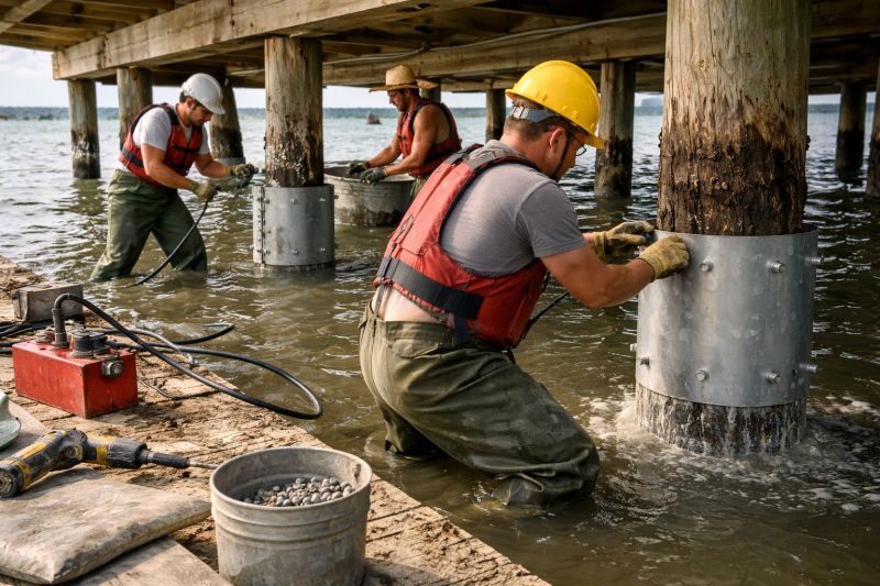 Piling Repair in Georgetown, MA