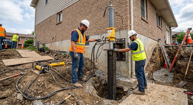 Settling Foundation Service in Littleton, MA