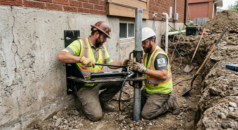 Settling Foundation Service in Lowell, MA