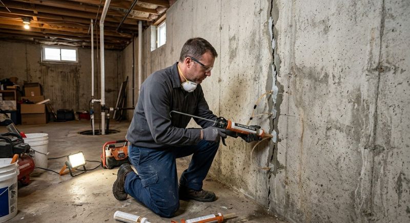 Structural Crack Repair in Stoneham, MA