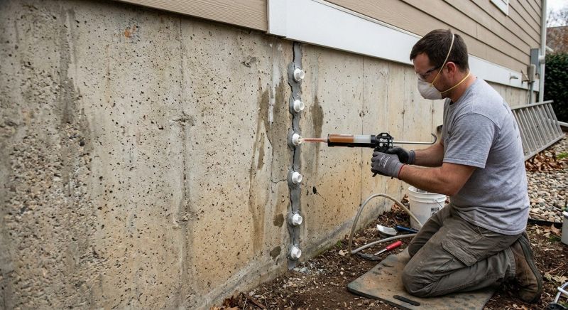 Structural Crack Repair in Stoneham, MA