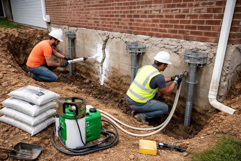 Structural Foundation Repair in Milton, MA